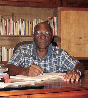 Claude Pierre, photo © Thor Burnham Port-au-Prince, mai 2002