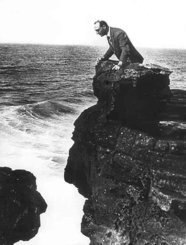 Robert-Edward Hart sur La-Roche-qui-pleure Photo D.R. Photo Museum