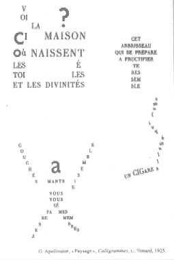 Apollinaire - Calligramme