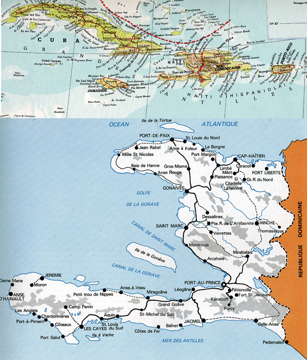 SITUATION ET CARTE D'HAÏTI